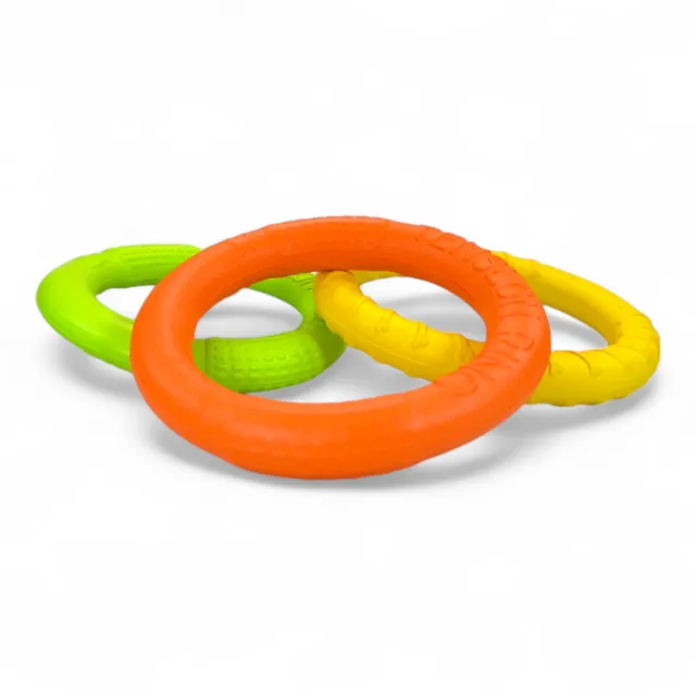 Toscani Giochi per Cani Cerchio EVA Galleggiante 18cm Rosso