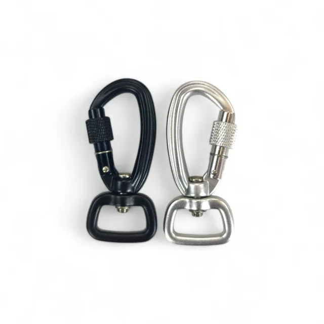 Toscani Moschettoni Sicurezza vite alluminio 6,9 cm