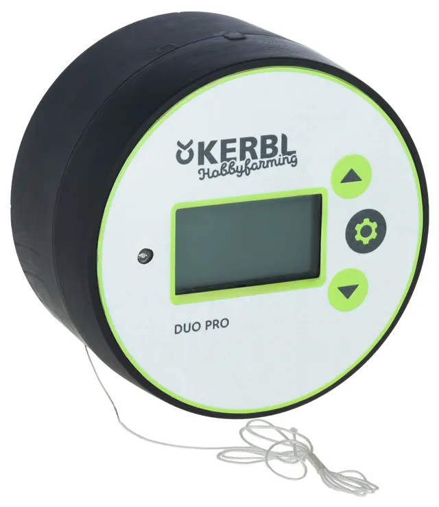 Kerbl Pet Duo Pro porta pollaio automatica con sensore luce
