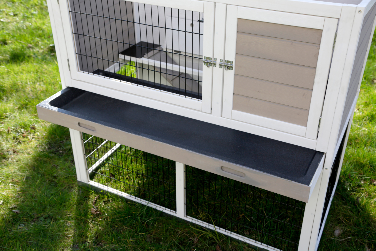 Kerbl Lucky Casetta Conigli Legno con Recinto e Tetto Bitume
