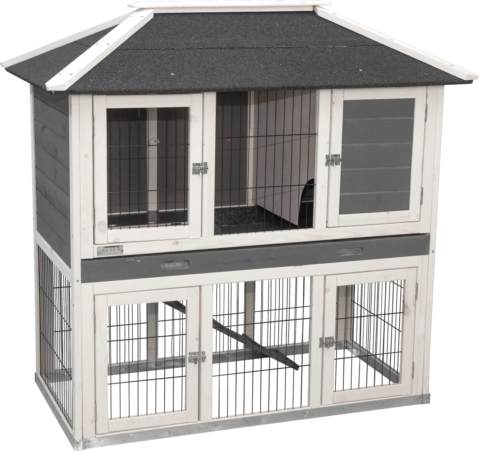 Kerbl Pet Villa casetta conigli esterno 2 piani legno