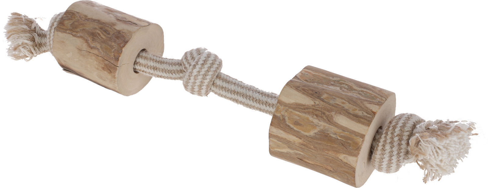 Kerbl Pet Dumbbell Coffee Wood giocattolo cane legno caffè