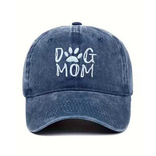 Toscani Gadget Cappellino Visiera Dog Mom Dog Dad Cotone
