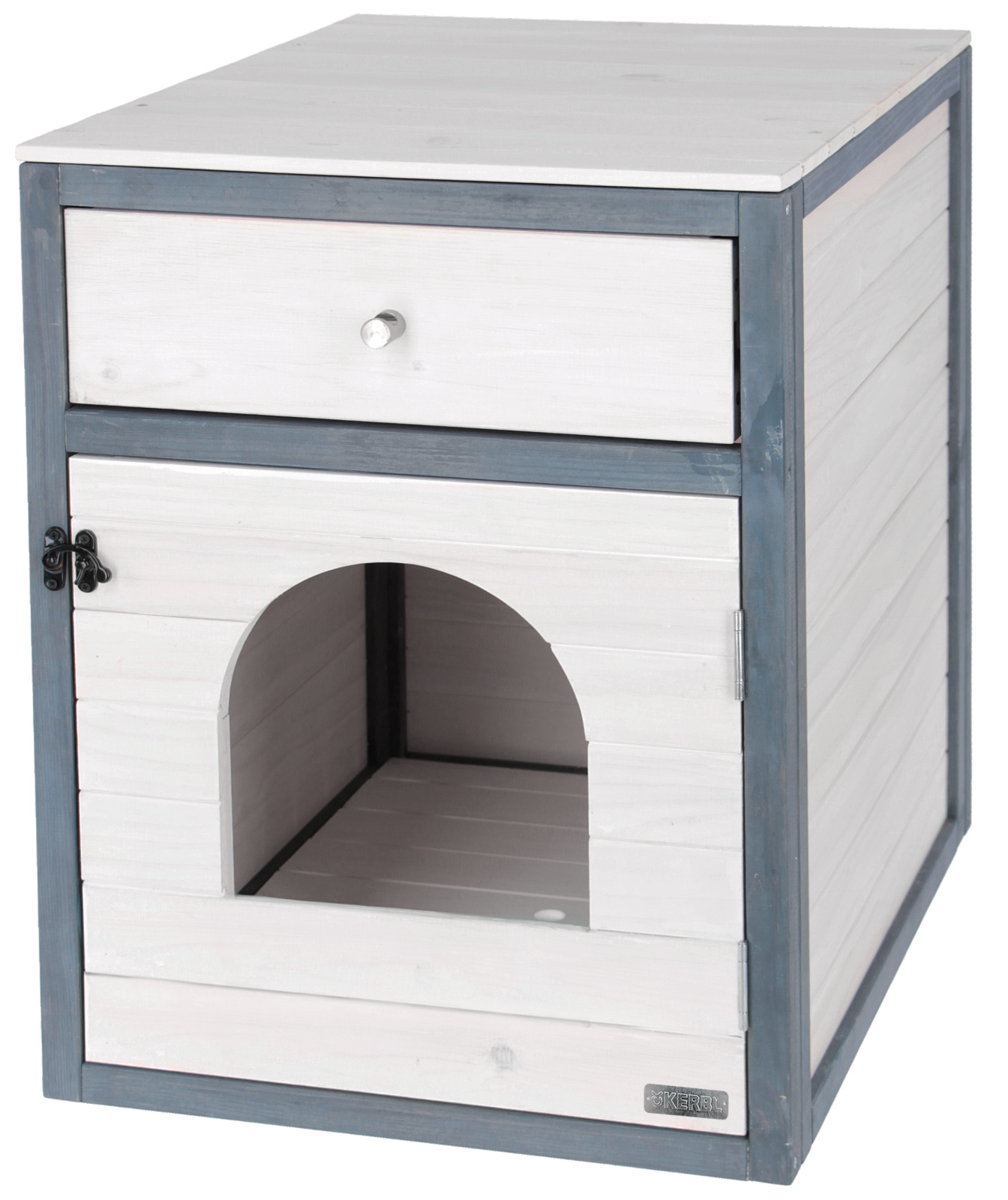 Kerbl Pet Ida mobile lettiera gatto legno nascondiglio cuccia