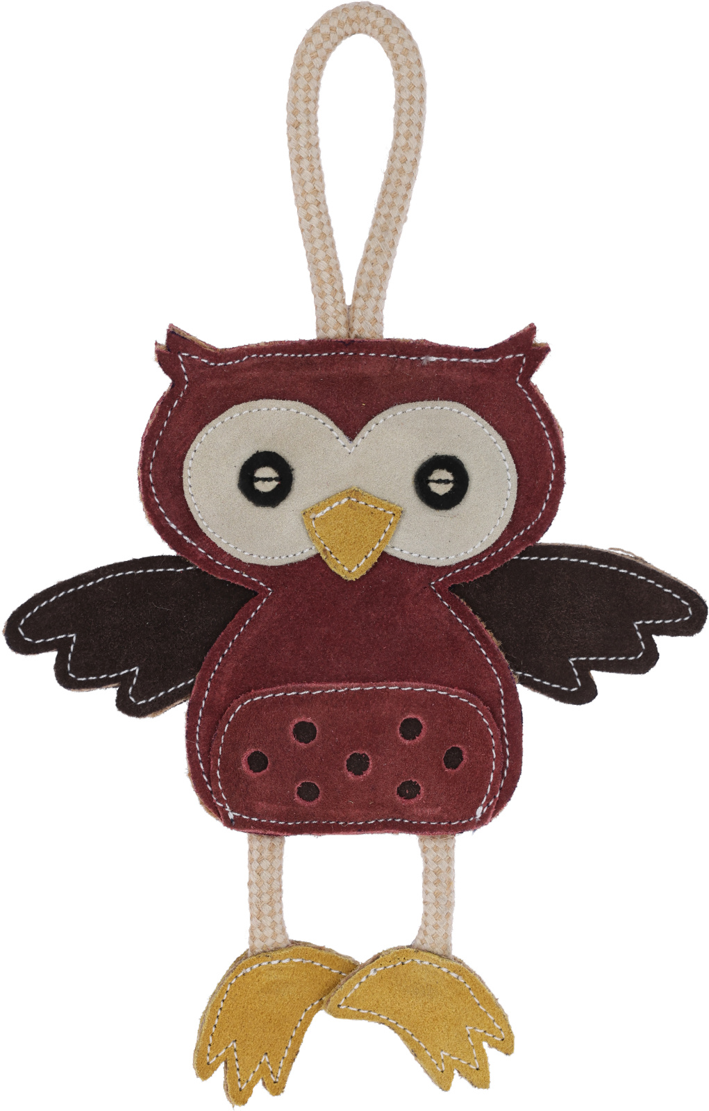 Kerbl Pet Dog Toy Suede gioco cane camoscio cocco