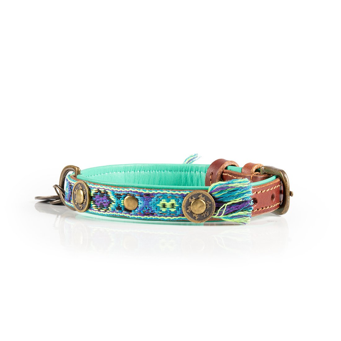 Dog with a Mission Boho Juan Collare Cane Blu S 30-33 cm