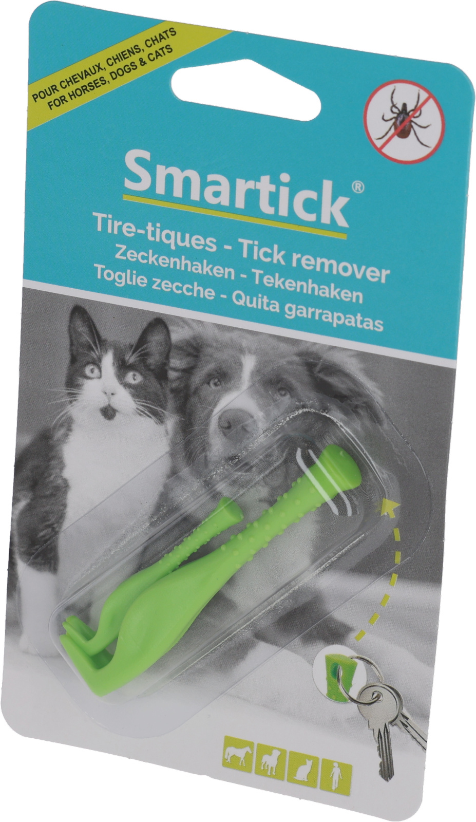 Kerbl Pet Dog Care Tick Hook leva zecche set 2 pezzi cani gatti