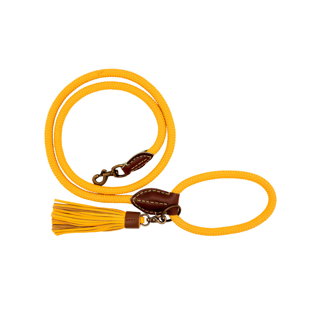 Dog with a Mission Bibi Charm ciondolo guinzaglio giallo one size