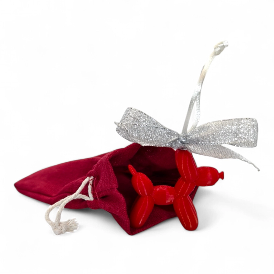 Toscani Gadget Addobbo Cagnolino Palloncino Portachiavi Natale