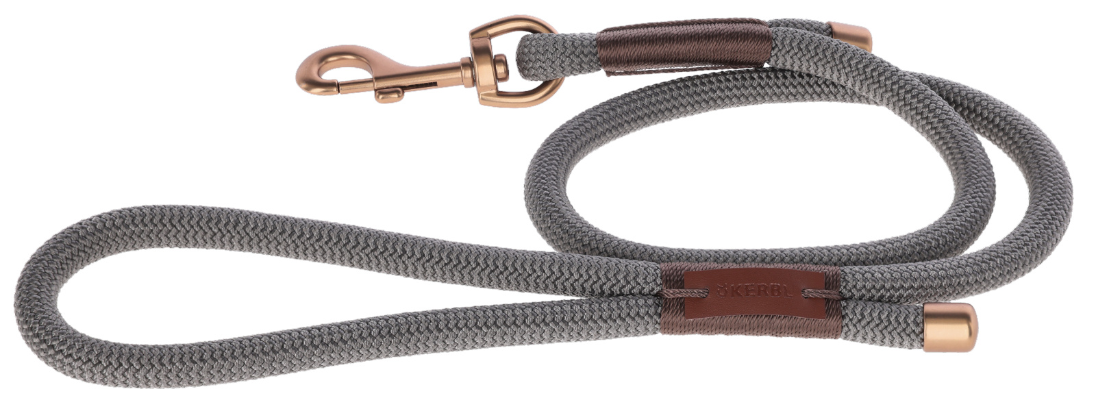 Kerbl Monte Carlo guinzaglio cane corda moschettone oro