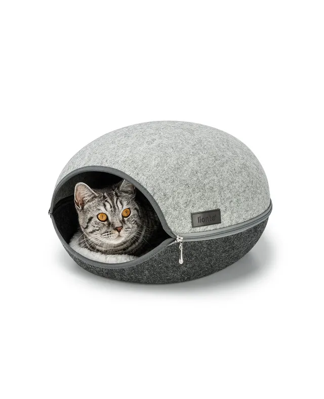 Lionto Katzenbettchen cuccia grotta gatto feltro cuscino