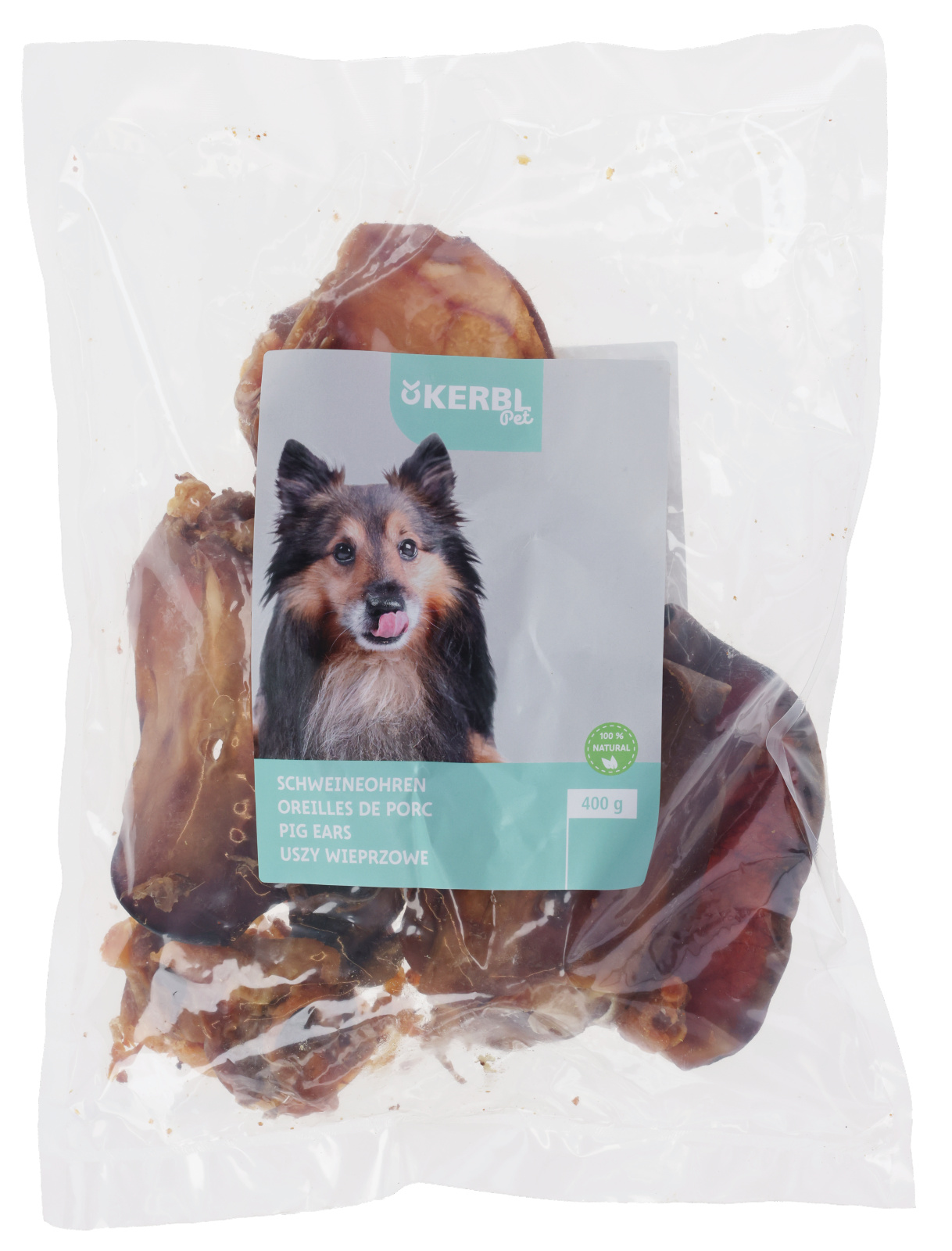 Kerbl Pet Pig Ears Orecchie Maiale Snack Cane Naturale