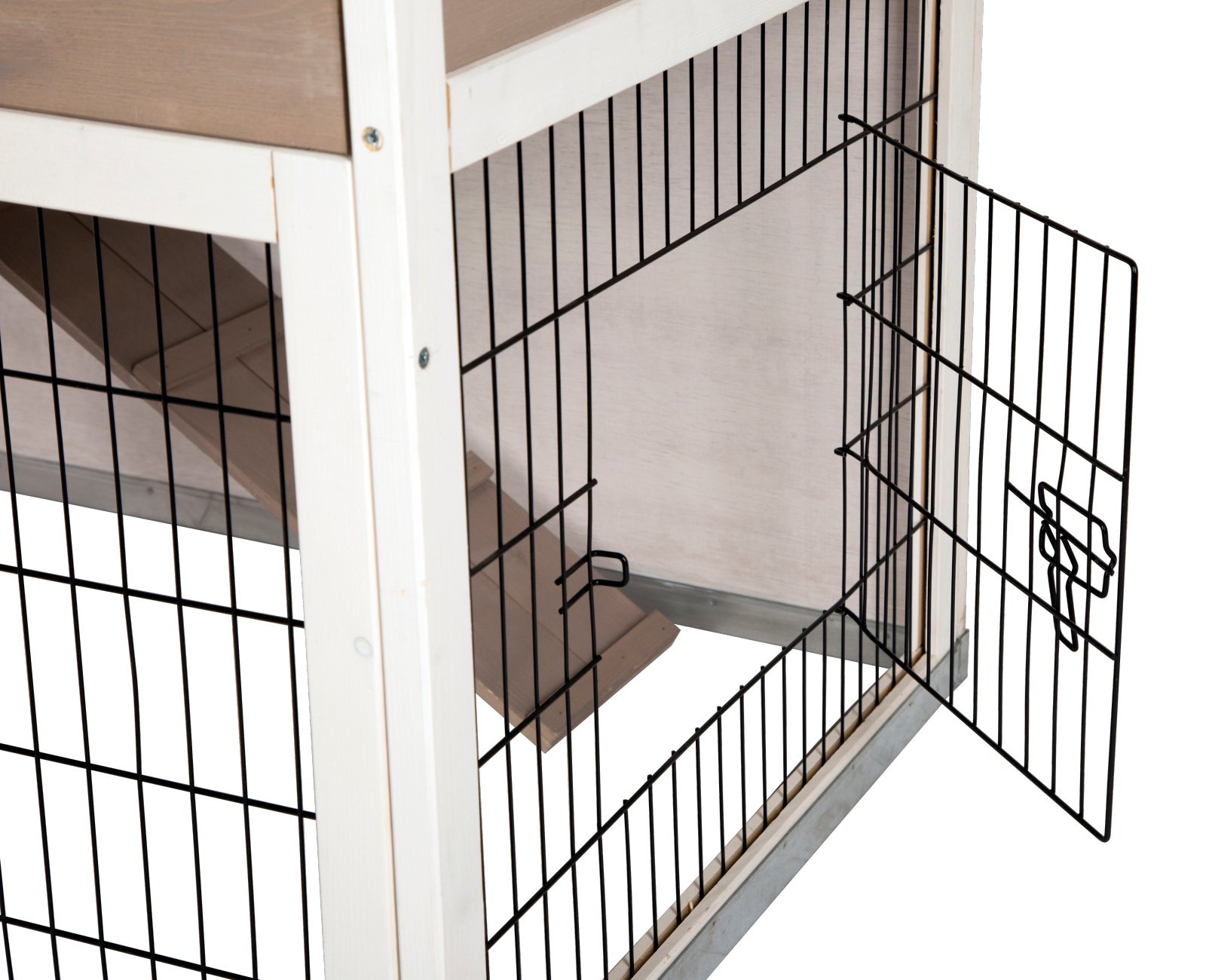 Kerbl Lucky Casetta Conigli Legno con Recinto e Tetto Bitume
