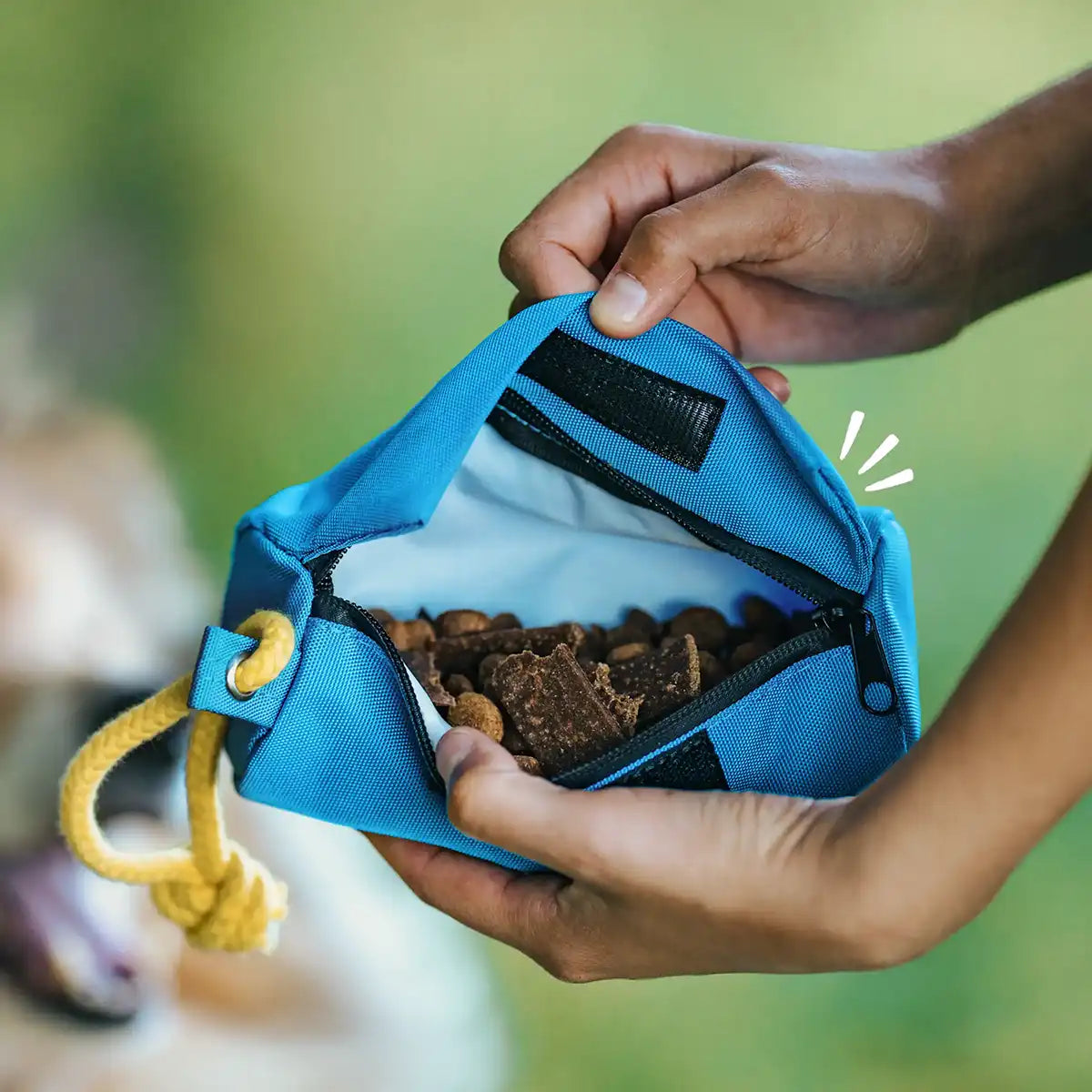 Rudelkönig Hundetraining Futterdummy dummy cane blu