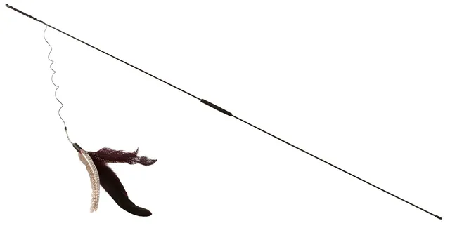 Kerbl Pet Fishing Rod XXL canna pesca gatto con piume