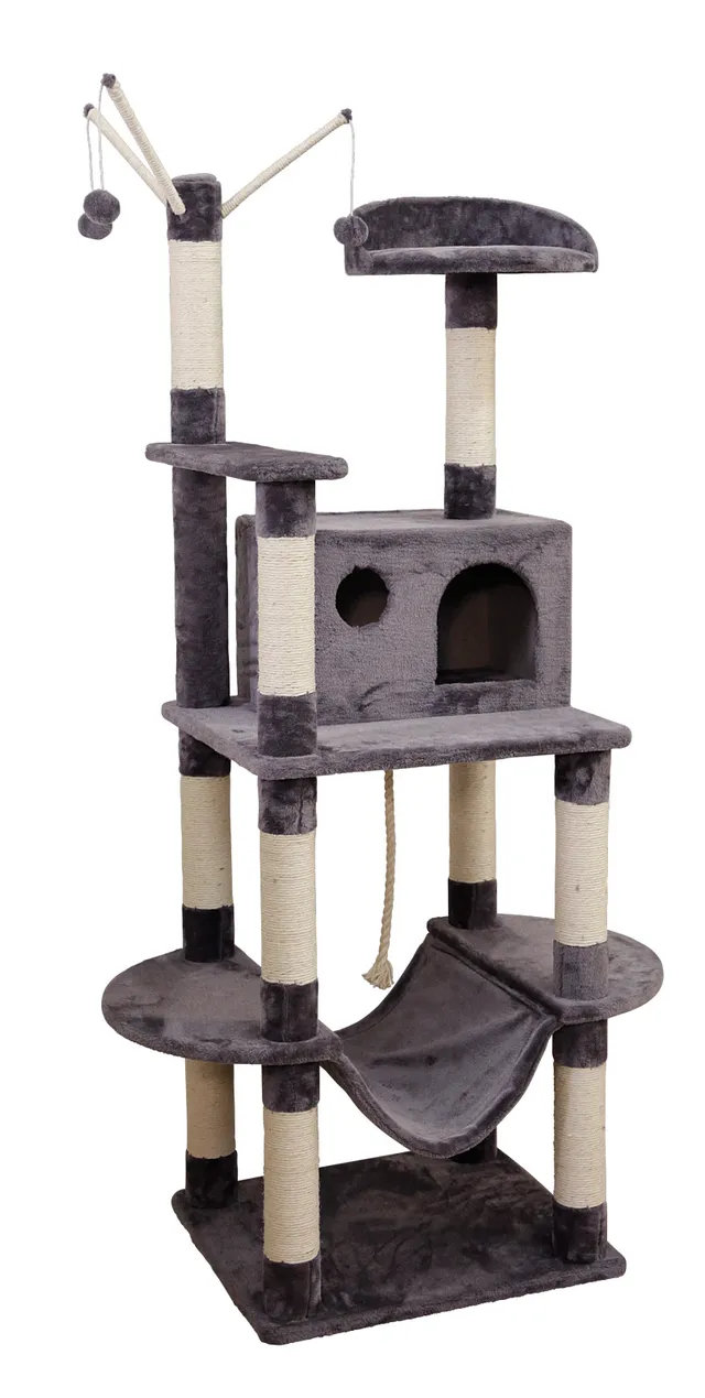 Kerbl Pet Matteo Albero Tiragraffi Gatto con Amaca Sisal