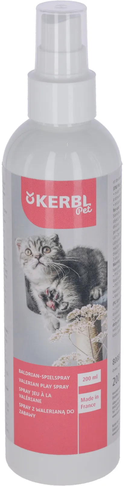 Kerbl Pet Play Spray spray gatto valeriana e catnip