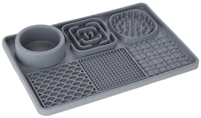 Kerbl Pet Dog Bowls Lick Mat XL tappetino silicone ventose