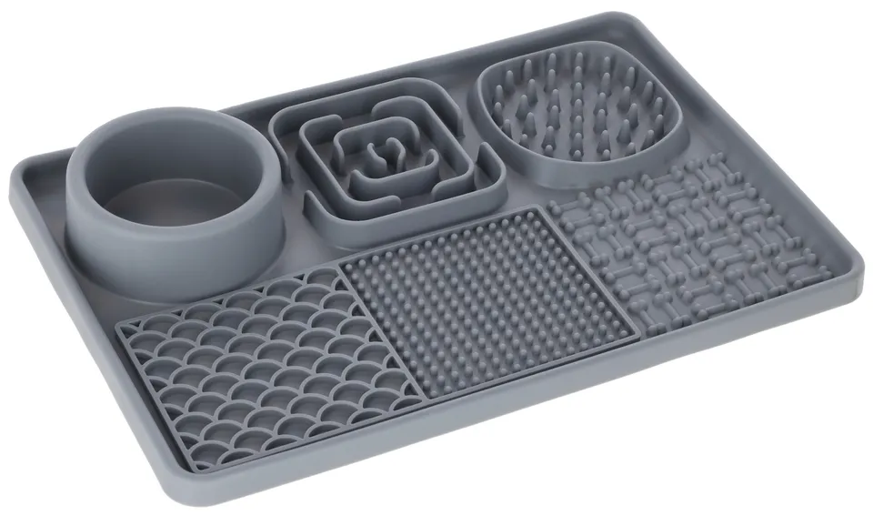 Kerbl Pet Dog Bowls Lick Mat XL tappetino silicone ventose