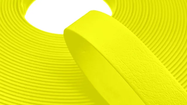 Toscani Fettucce Nastri Fettuccia Waterproof Giallo Fluo 13 mm