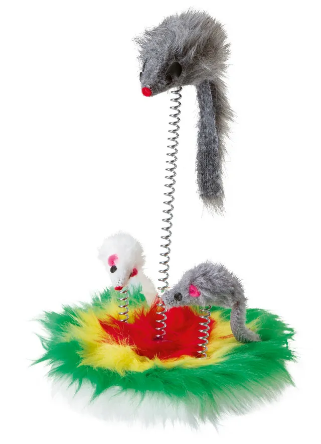 Kerbl Pet Mouse Swing topo giocattolo gatto da inseguire