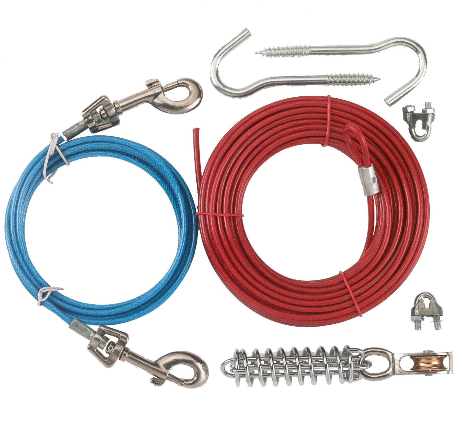 Kerbl Pet Yard Lead Set lunghina cane 15 m + guinzaglio 3 m