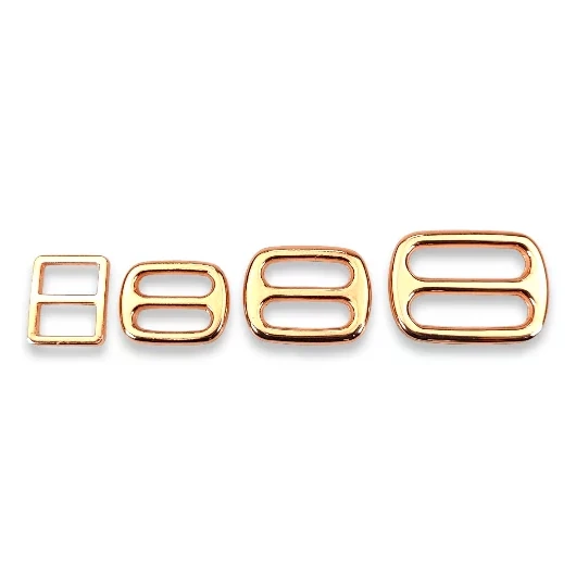 Toscani Scorrevoli anelli zinco oro rosa collari