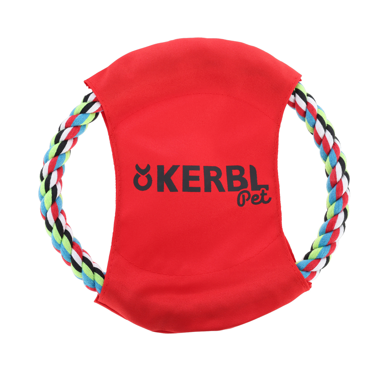Kerbl Pet Dog Toy Frisbee disco cane cotone nylon morbido