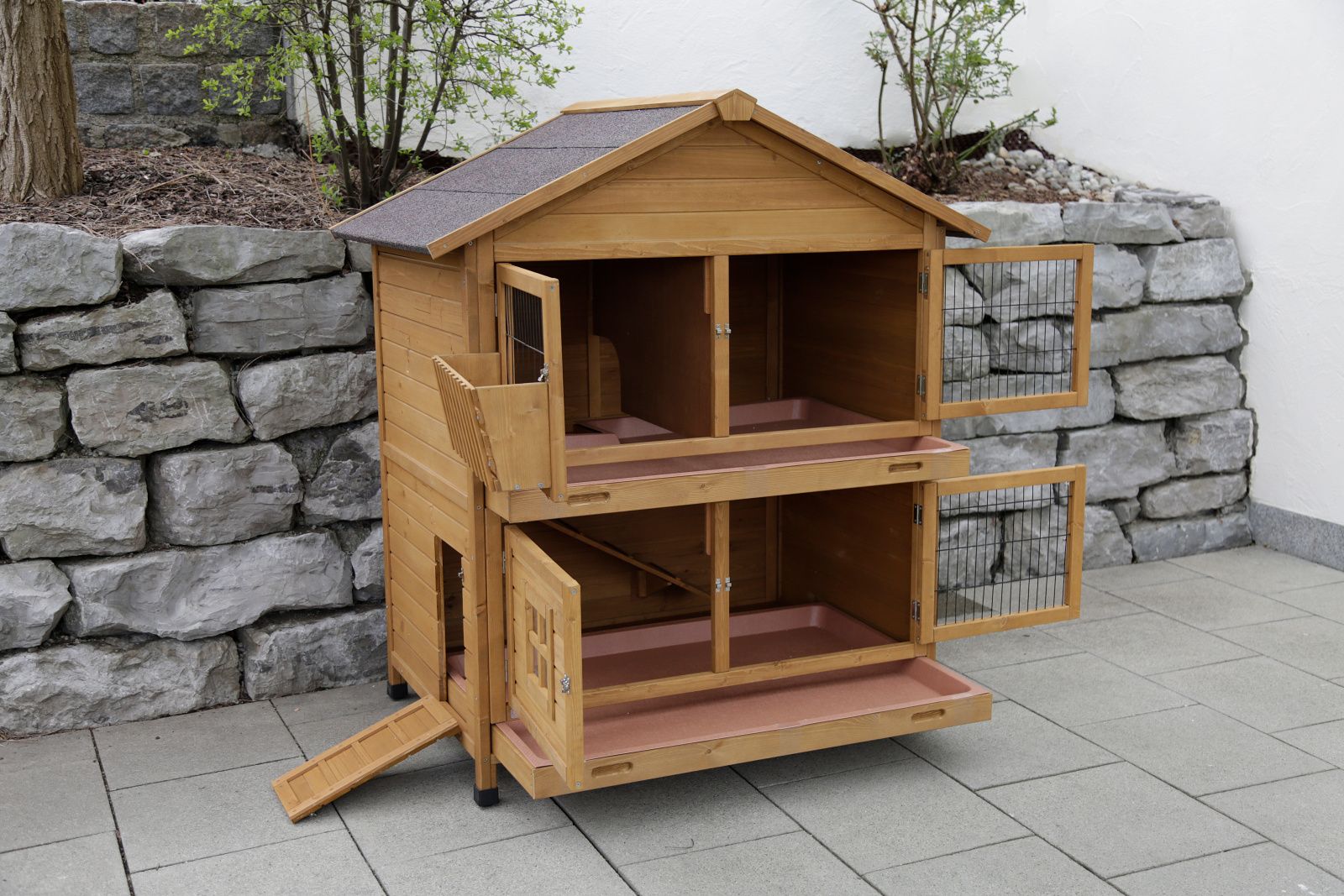 Kerbl Pet Südtirol gabbia conigli legno 116 cm