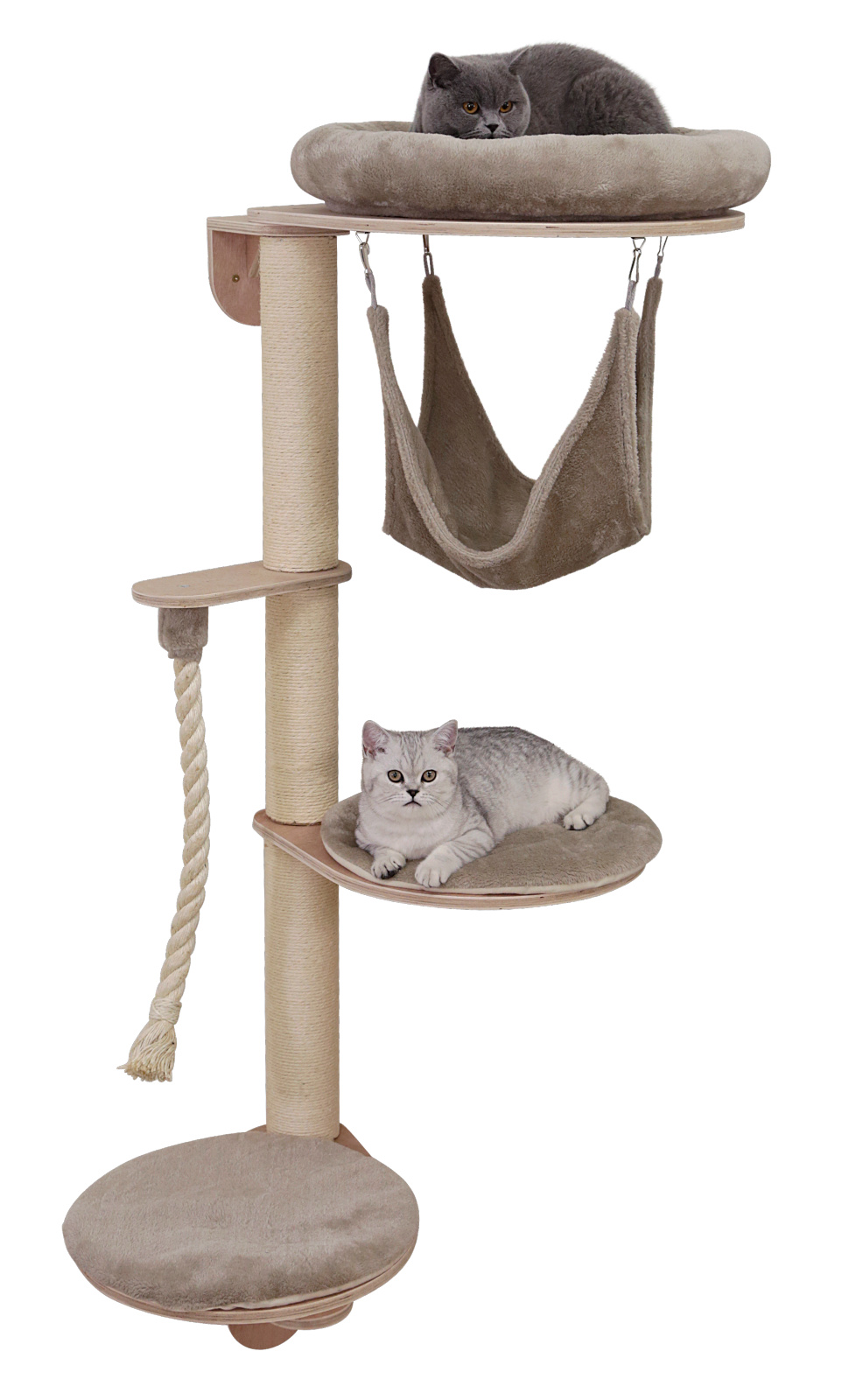 Kerbl Pet Dolomit Grappa Albero per Gatti da Parete Amaca