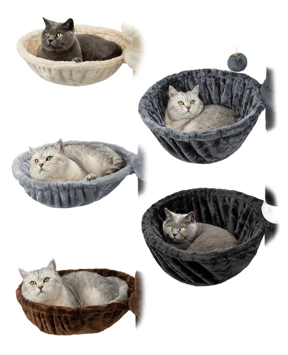 Lionto Katzenkratzbäume amaca gatti beige 40 cm profondità 25 cm