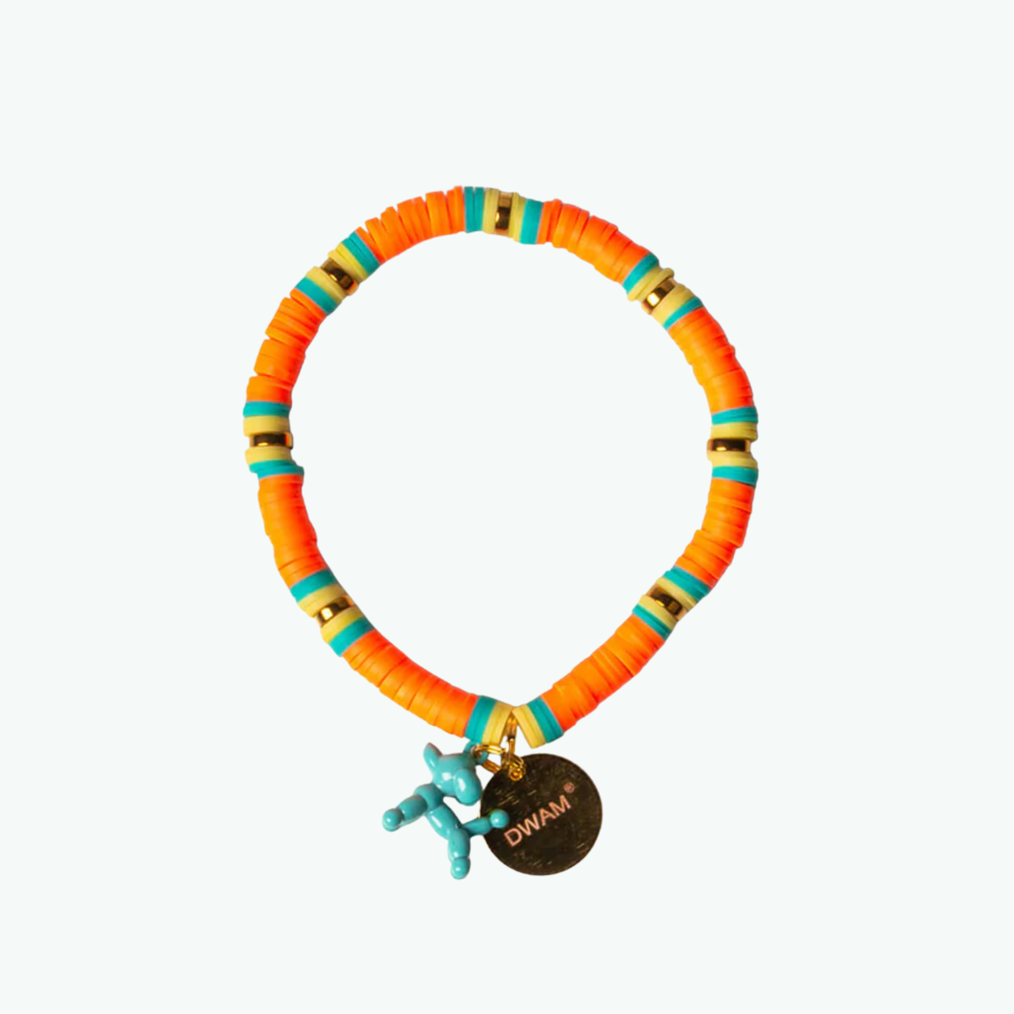Dog with a Mission Balloon bracciale arancione abbinato cane