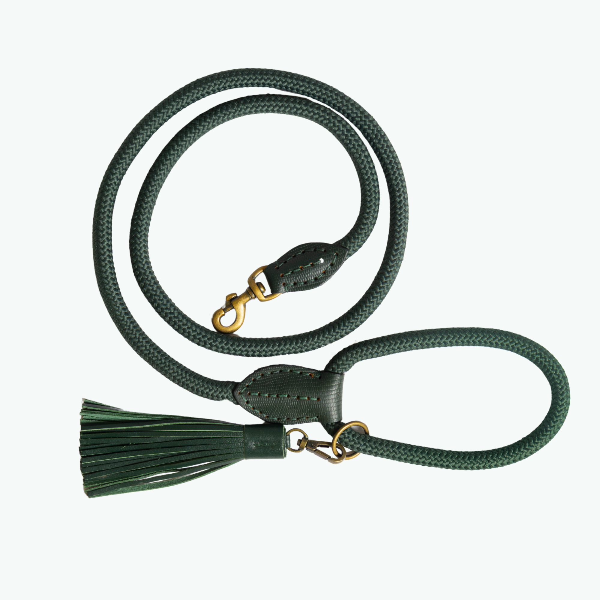 Dog with a Mission Classic Moss L guinzaglio corda verde 155 cm