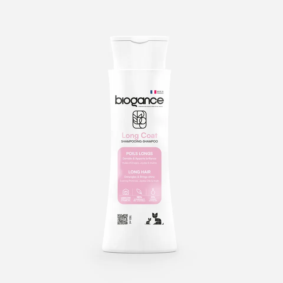Biogance Long Coat shampoo gatto pelo lungo jojoba