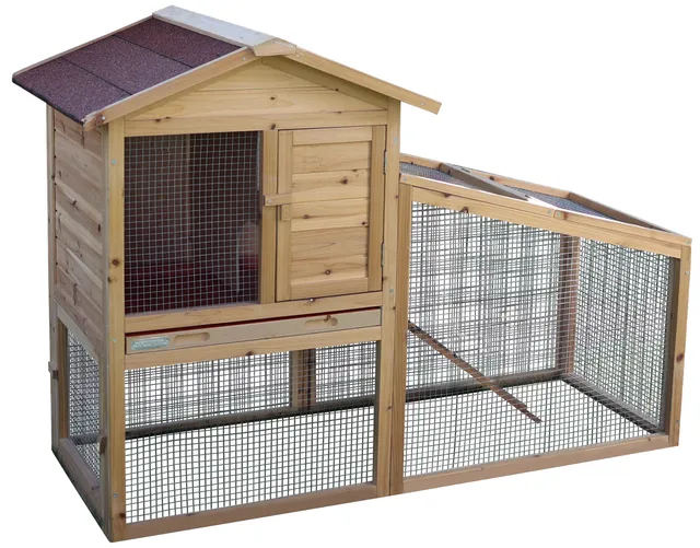 Kerbl Pet Freetime Casa per Roditori con Recinto Legno Verniciato