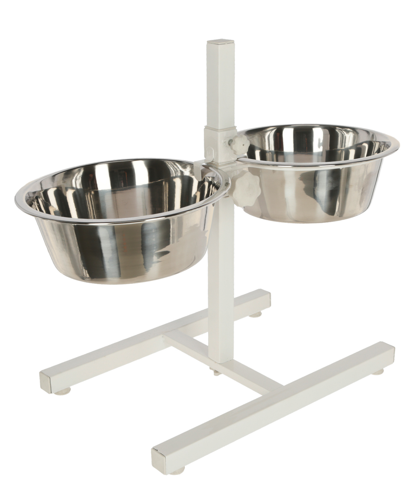 Kerbl Pet Feeding Bar ciotole cane rialzate acciaio