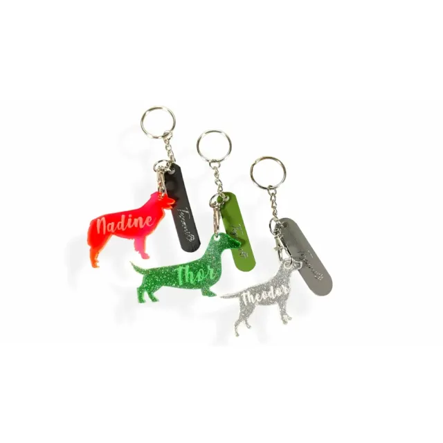 Toscani Gadget PET Plexy portachiavi personalizzato 5cm
