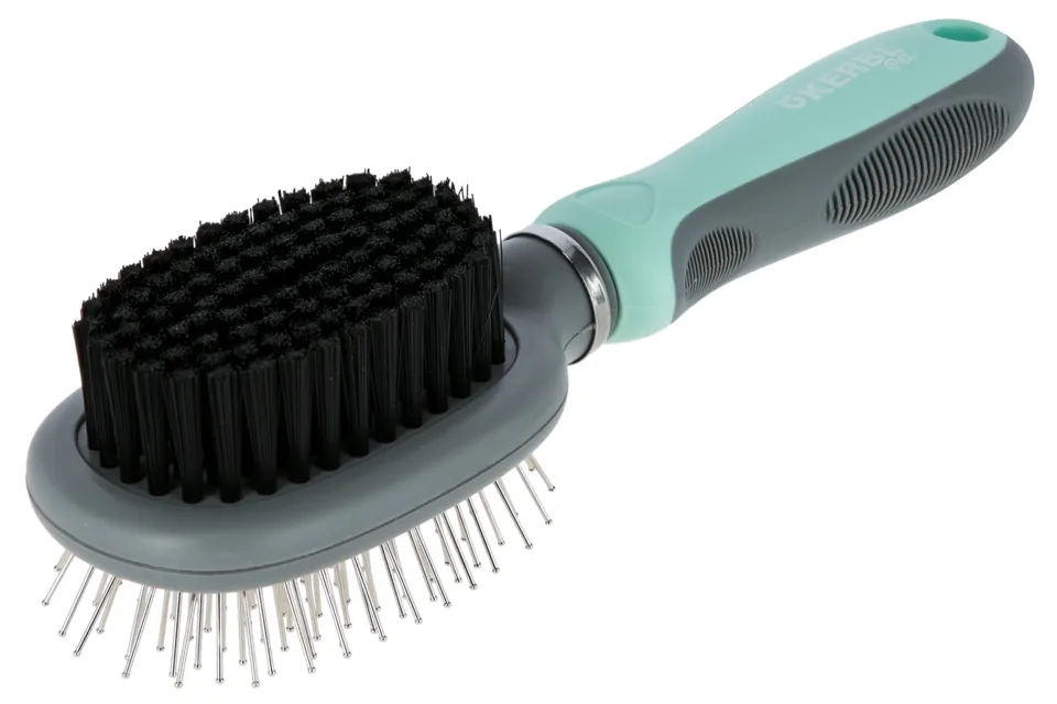Kerbl Pet Double Brush Spazzola Cane Doppia Flessibile