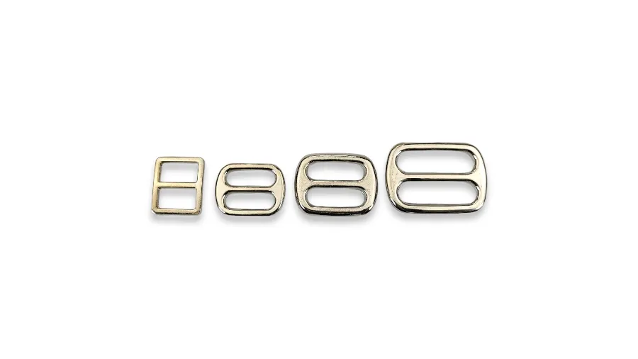 Toscani Scorrevoli 16mm fibbia argento per collari