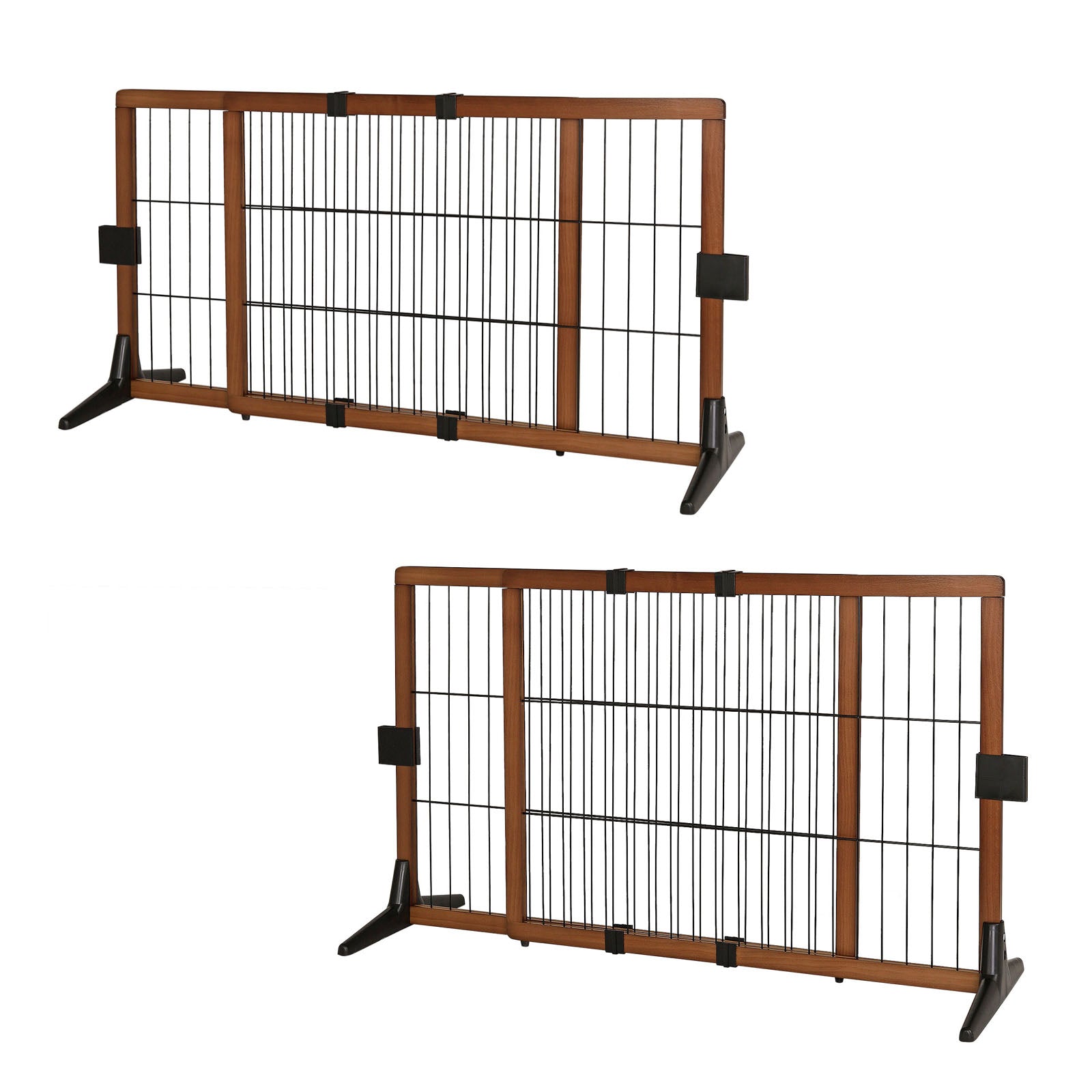 Lionto Welpenschutzgitter cancello per cani 71 cm estensibile