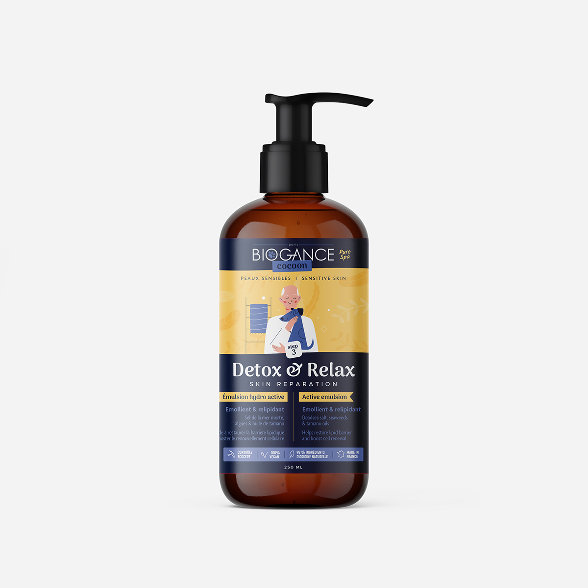 Biogance Spa Cocoon emulsione pelli sensibili cane tamanu