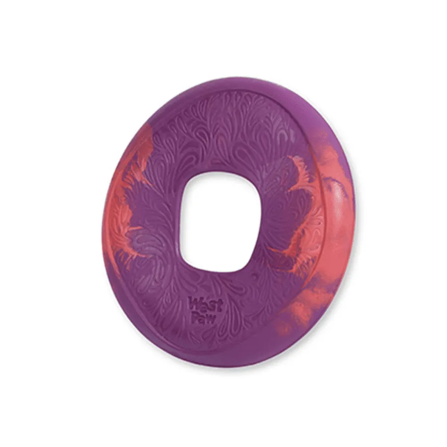 West Paw Sailz Frisbee per Cani Hibiscus Zogoflex Morbido