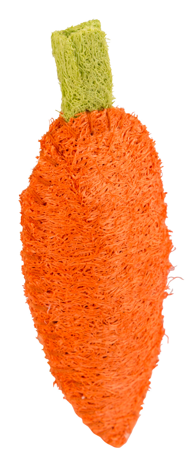 Kerbl Pet Loofah Carrot gioco snack roditori carota