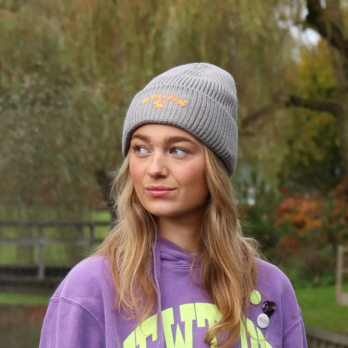 Dog with a Mission Beanie Grigio Berretto Unisex