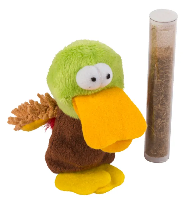 Kerbl Duck Anatra Peluche Gatti con Erba Gatta