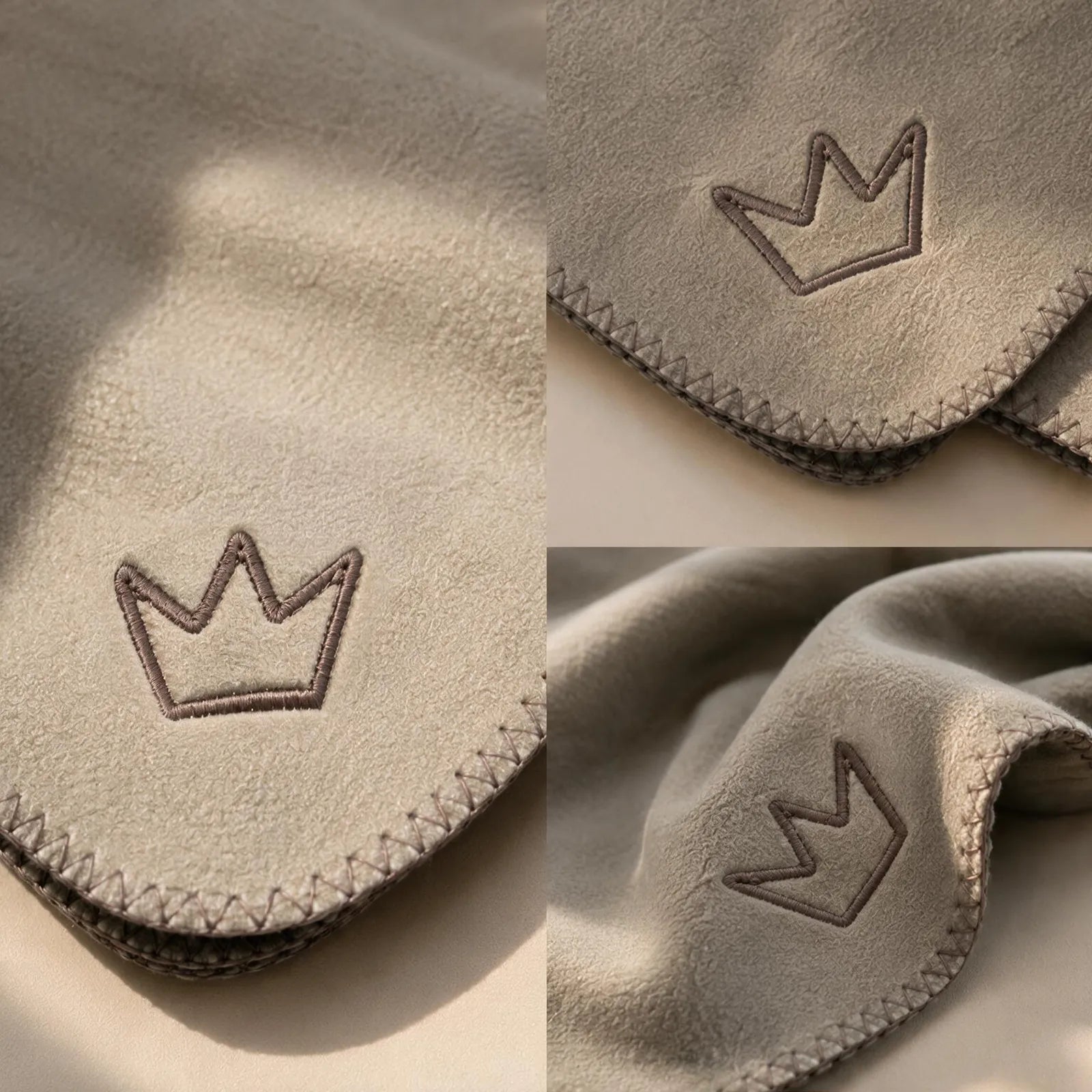 Rudelkönig Snori coperta pile cane grigio S/M