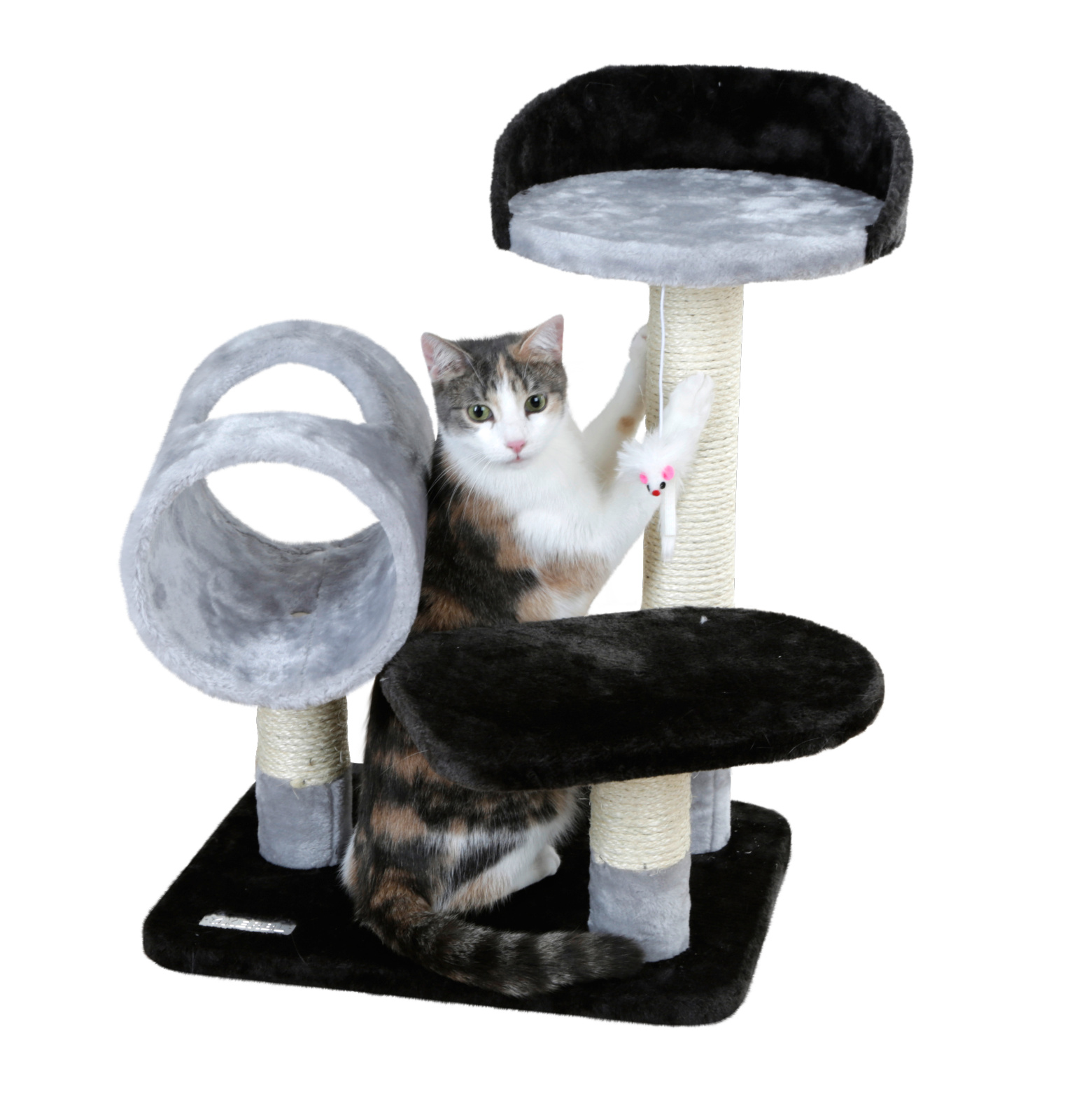 Kerbl Pet Moon Tiragraffi Gatto Piccolo con Tunnel