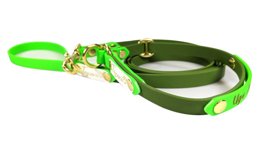 Toscani Waterproof Completo Bicolore collare+guinzaglio cane