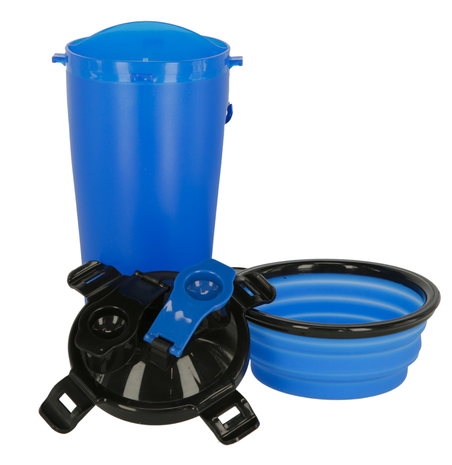 Kerbl Pet Feed Water Contenitore Viaggio 2 Scomparti con Ciotola