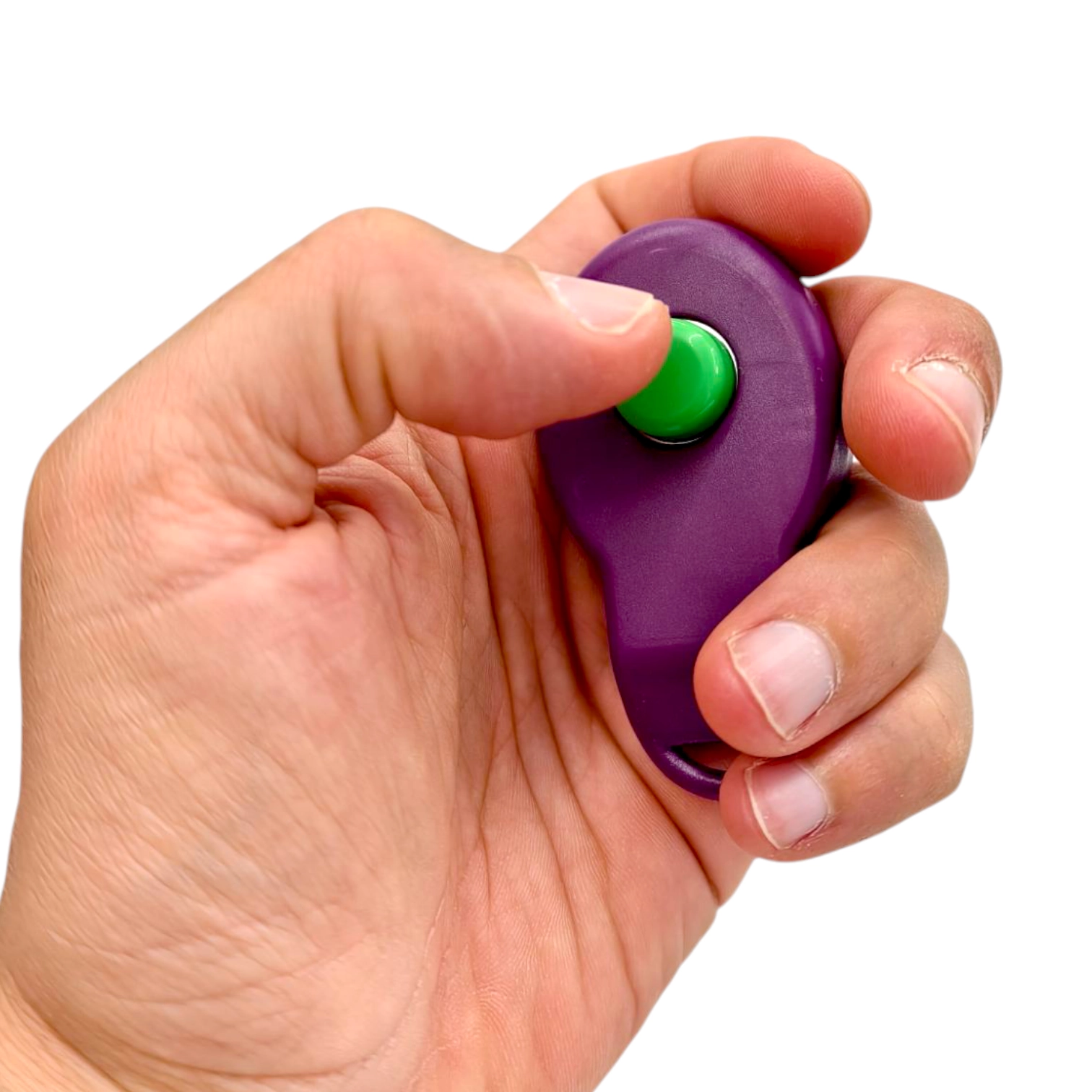 Toscani Expo Clicker Addestramento Cane Asola Elastica Dito